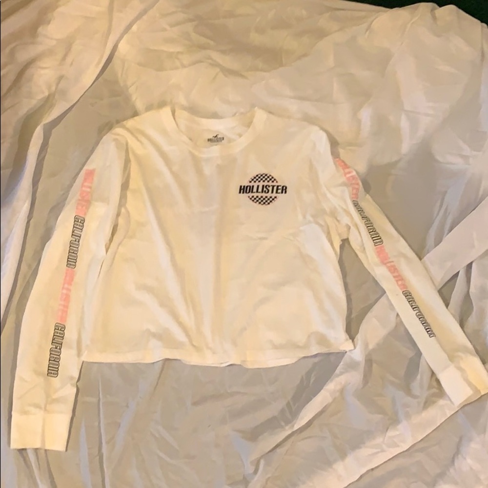 Hollister checkerboard crop top